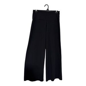 Mondetta MPG Yoga Pants Womens Medium Black Wide Legged Athleisure Goth Casual